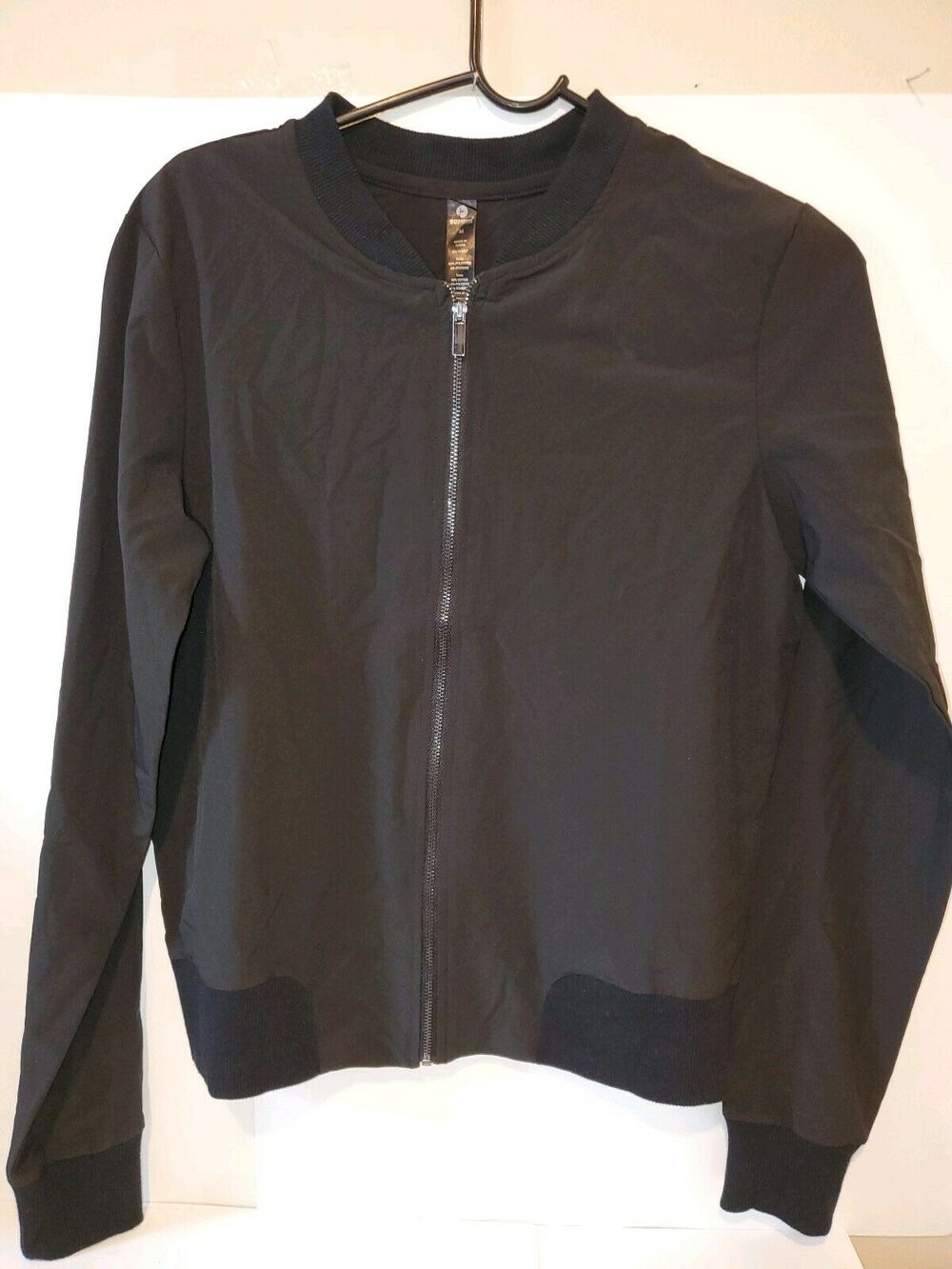Women's 90 Degree by reflex, black jacket full zipper size M